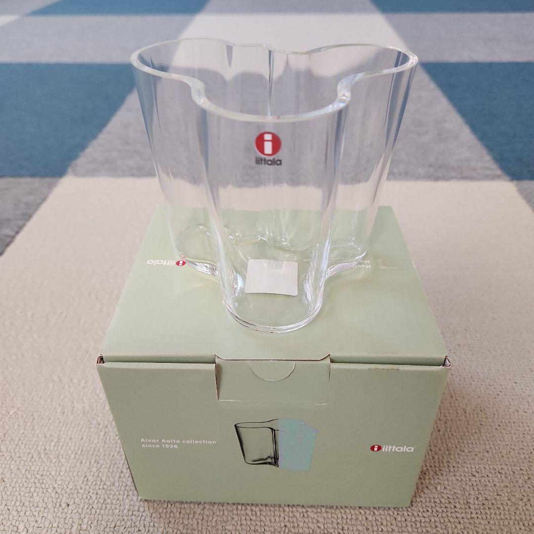 未使用新品・ AALTO 花瓶 クリアガラス　95㎜