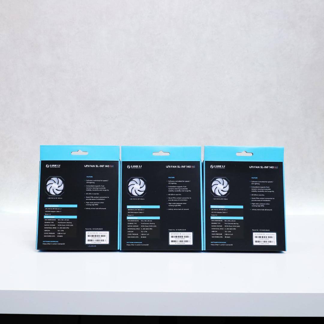 LIAN LI SL-INFINITY 140 BK 1個入×3個　⑯