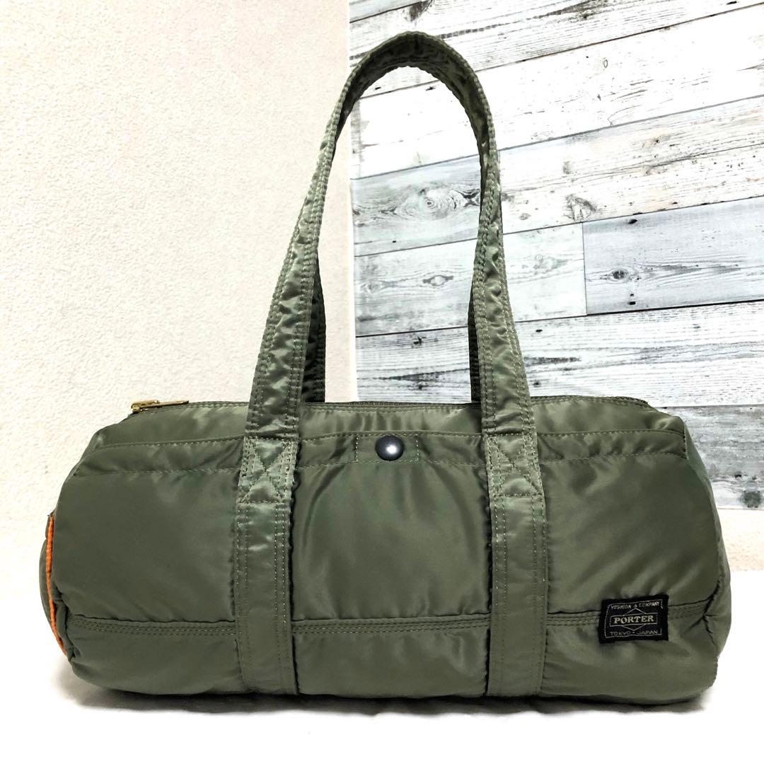 美品✨希少 ポータータンカー ダッフル ミニボストンバッグL セージ 吉田カバン