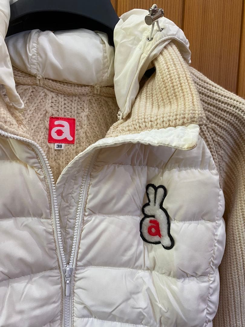 アルチビオ 中綿ジャケット ホワイト系 ゴルフウェア レディース サイズ38