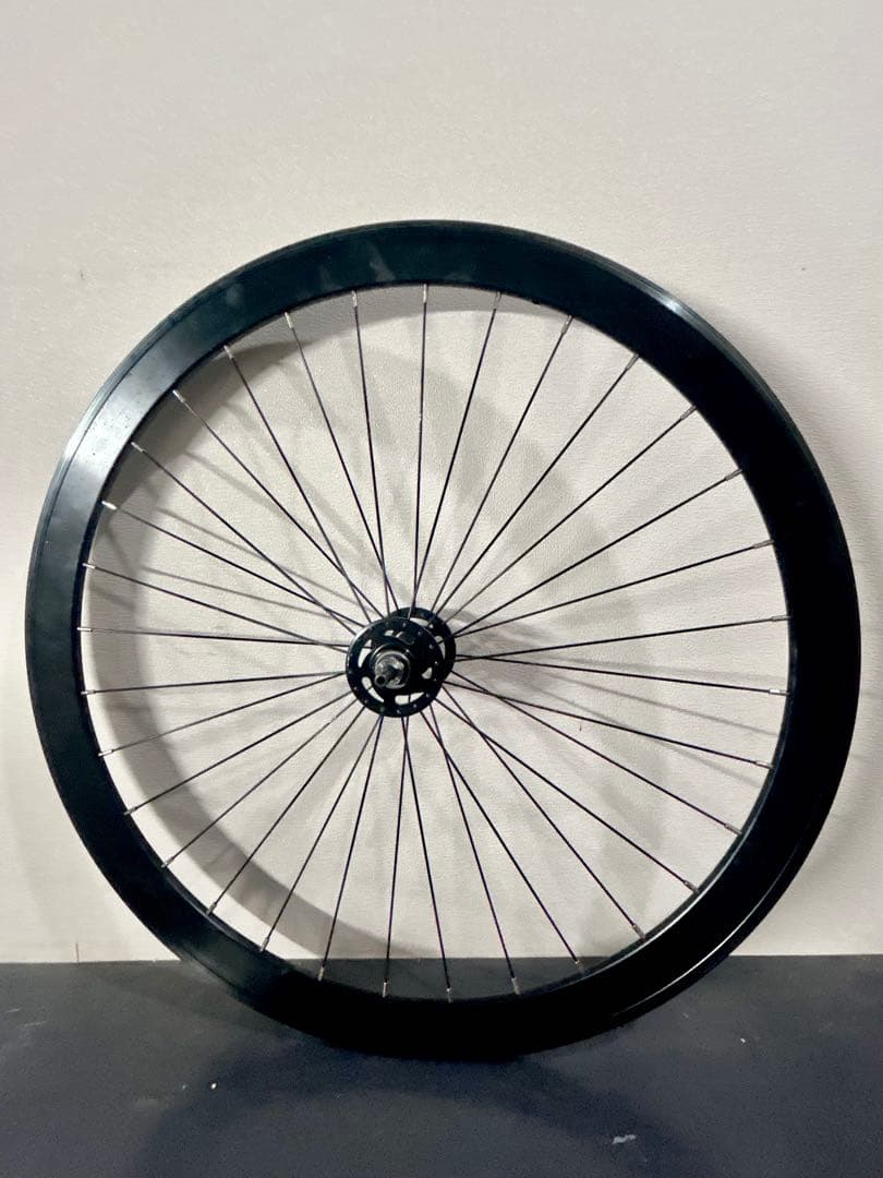 【初期Leader735純正ホイール前輪】重量1.14kg美品ピスト/フリー用