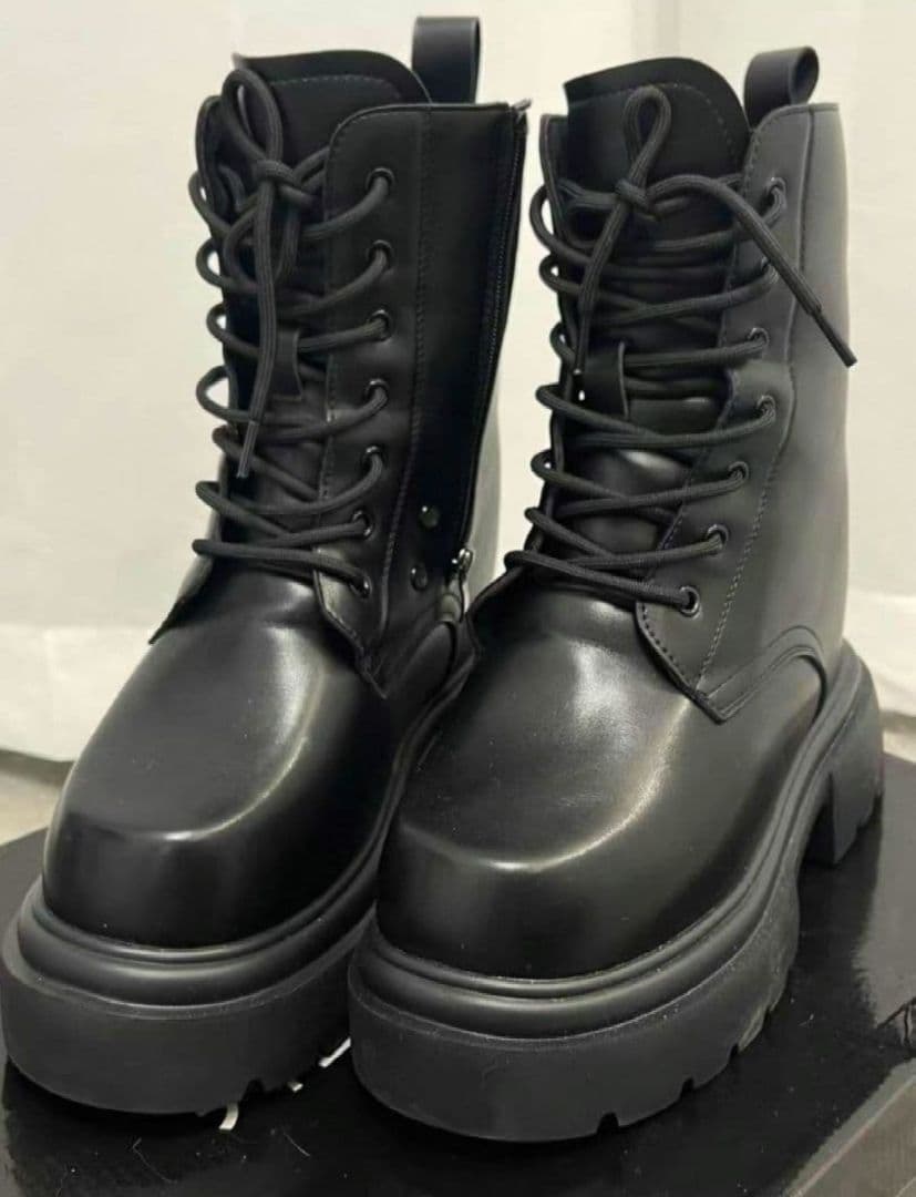 コスプレ 男装 シークレットブーツ シューズ 厚底 16.5cm