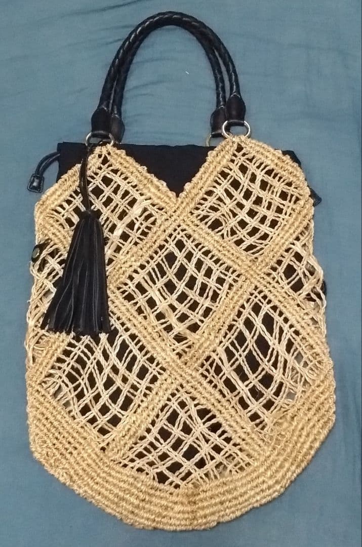 TheBagmati　かごバッグ タッセル付き