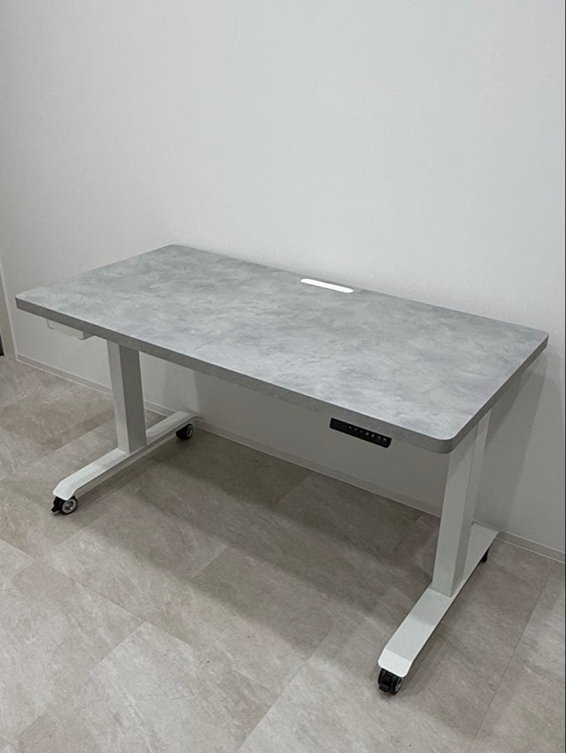 山善　電動昇降デスク ハイエンドモデル 幅140×奥行70