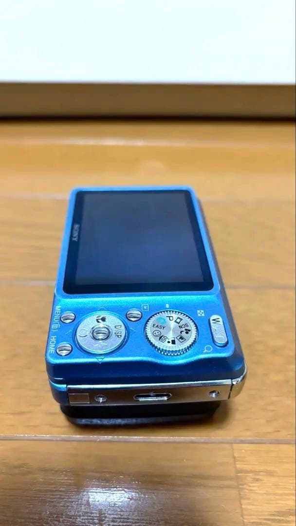 動作品　希少ブルーSONY サイバーショット12.1MPDSC-W220