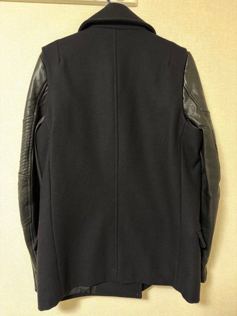 オールセインツ レザー イタリアンピーコート