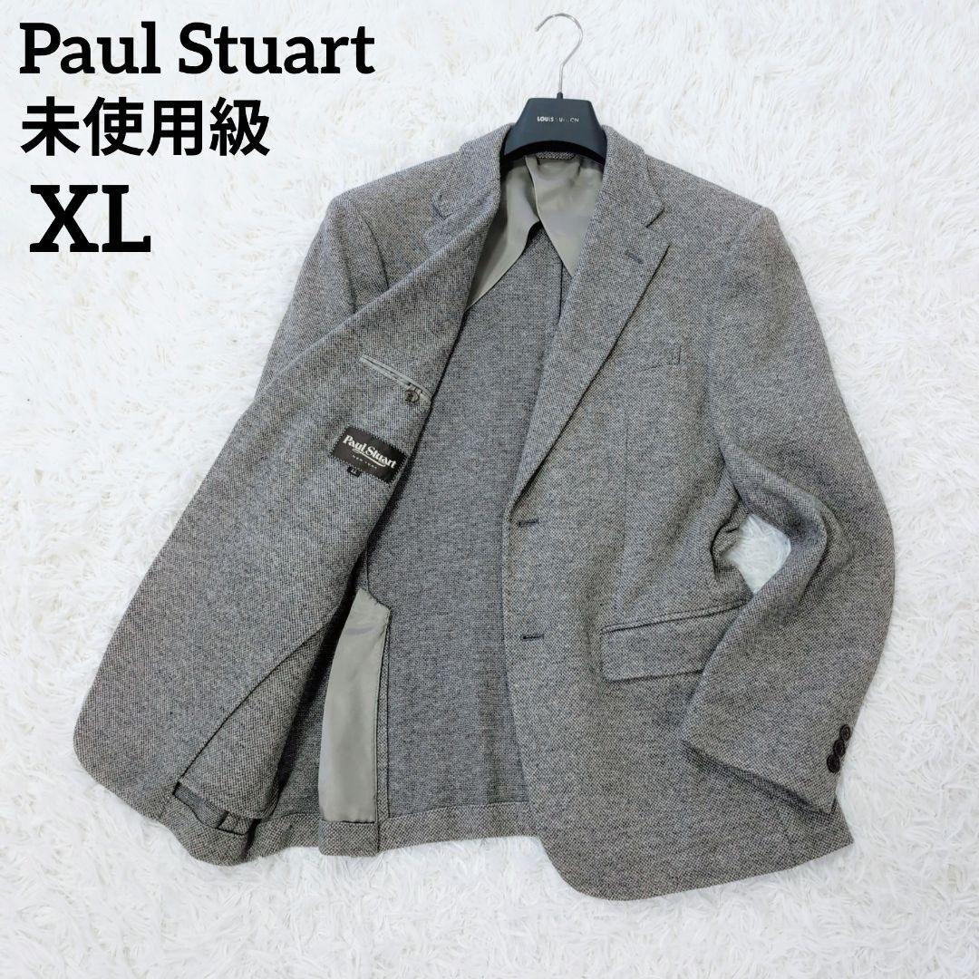 【未使用級】Paul Stuart　高級　アンゴラ　ツイードジャケット　XL