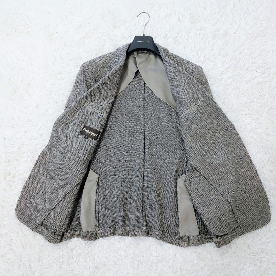 【未使用級】Paul Stuart　高級　アンゴラ　ツイードジャケット　XL