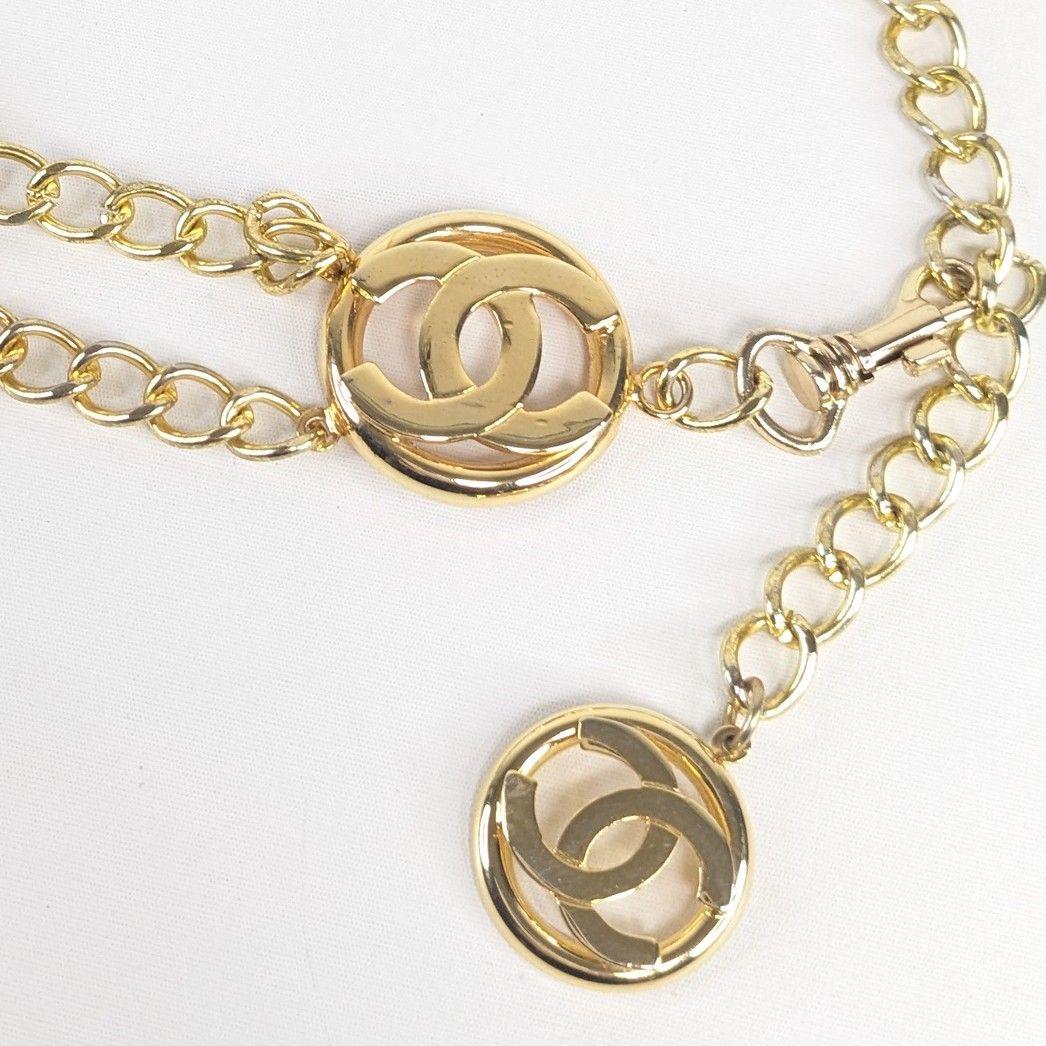 CHANEL シャネル チェーンベルト ココ マーク ゴールド ヴィンテージ