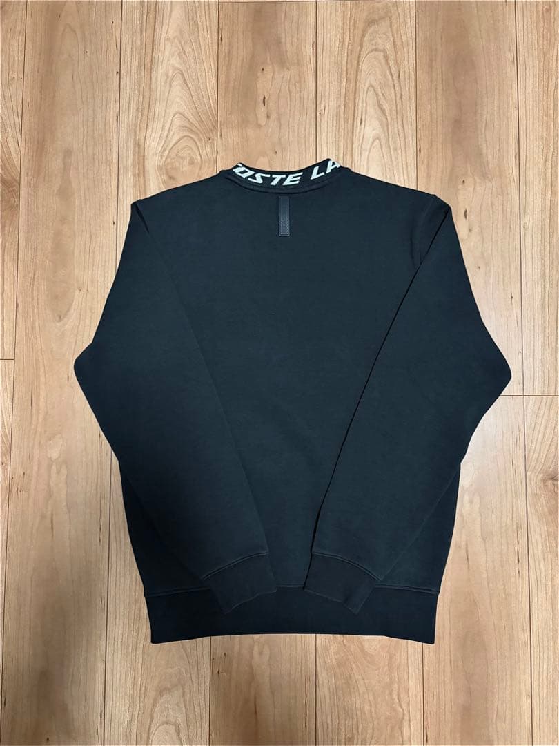 【美品】ラコステ　LACOSTE　ジャカードモックネックテックスウェット