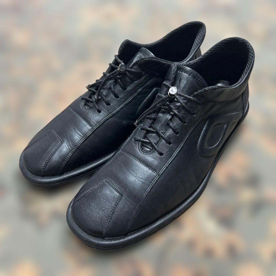 90s PRADA プラダスポーツ レザーシューズ archive テック