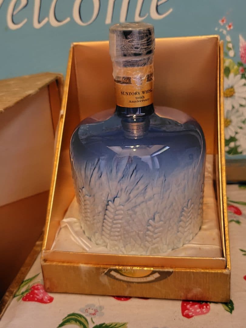 サントリー 創業　感謝百年　有田焼　封印切れ　1416g ウイスキー　未開栓
