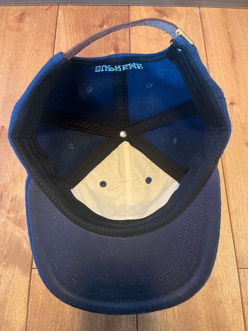 Supreme Wool S Logo 6-Panel ネイビー キャップ