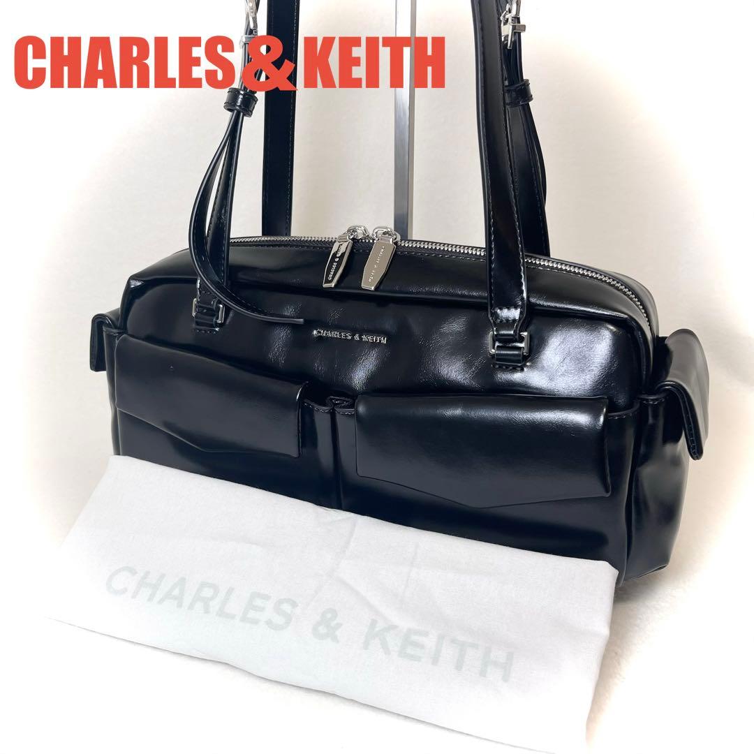 レイナ様　チャールズアンドキース ショルダーバッグ レイチェル ブラック