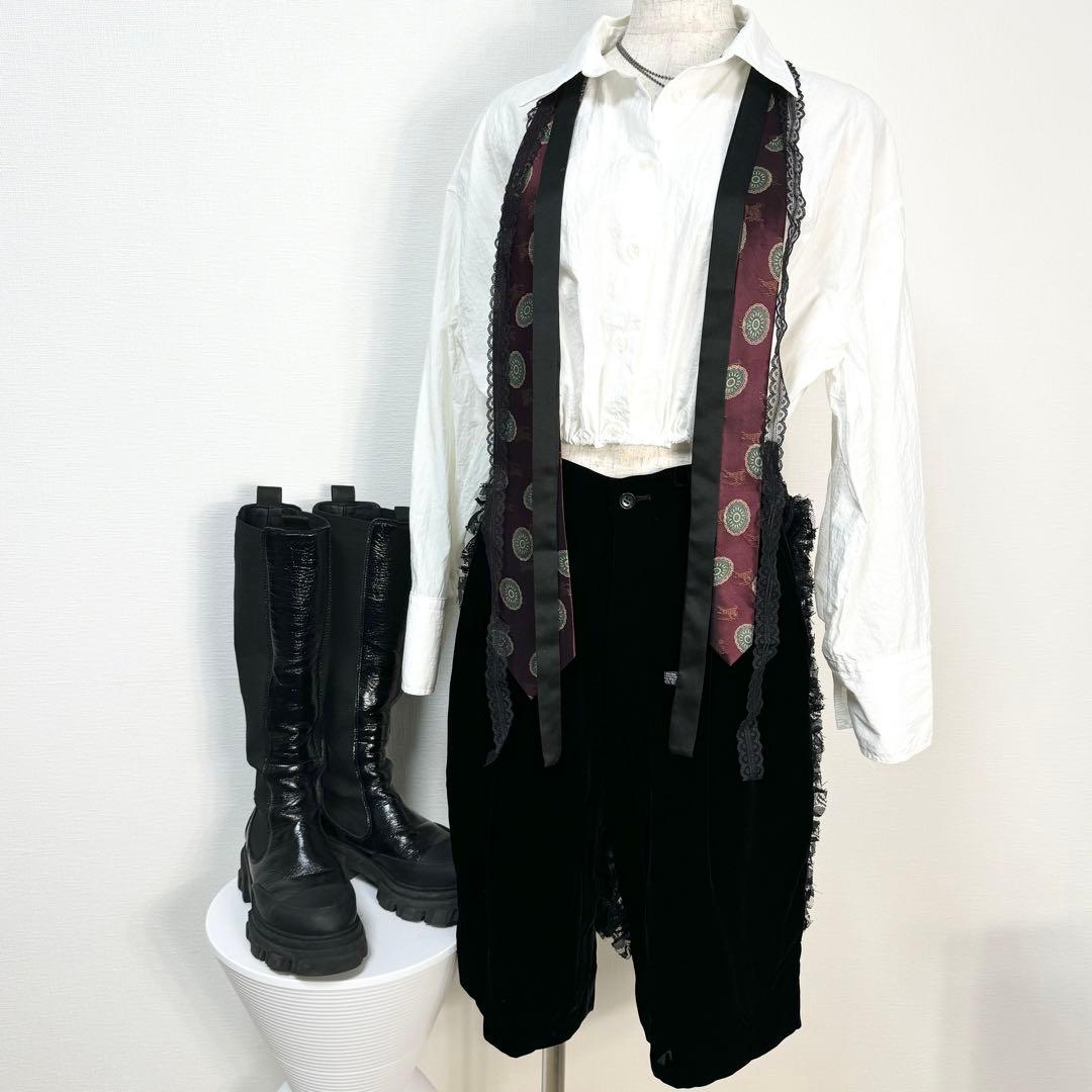 希少✨️ COMME des GARÇONS AD2015 ベロア ハーフパンツ