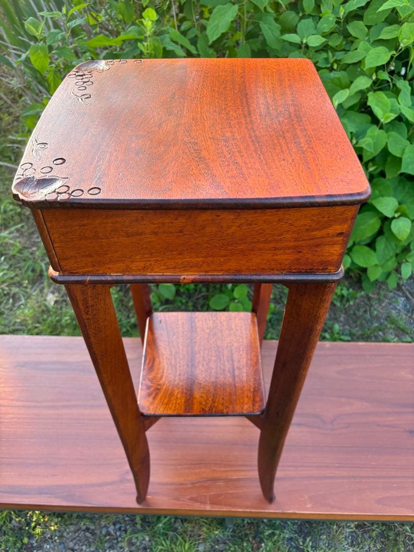 オールドメゾン/吉川商事　葡萄園　花台　飾り台　電話台　希少ヴィンテージ