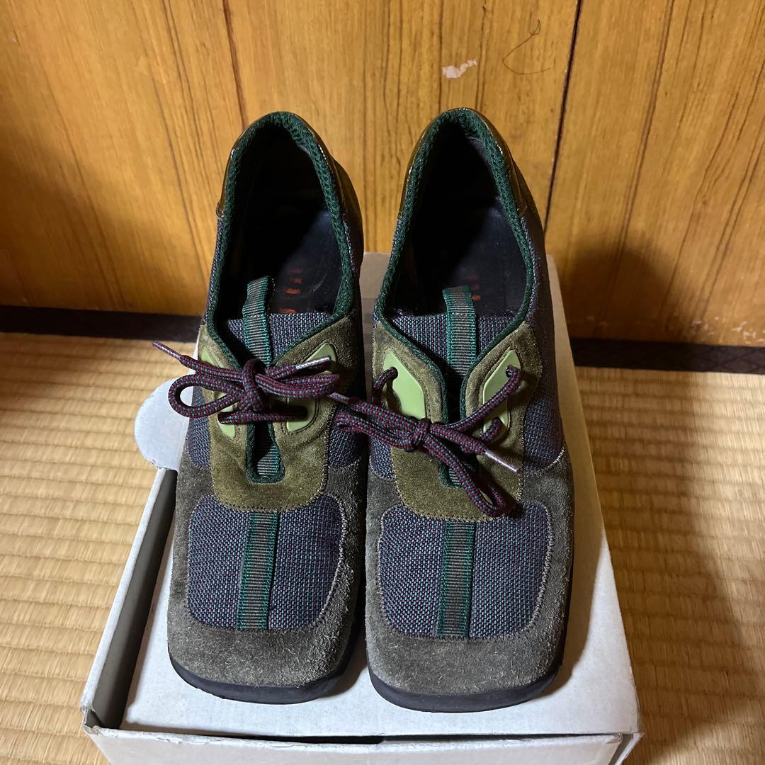 ミュウミュウ　パンプス　25cm カーキ　緑