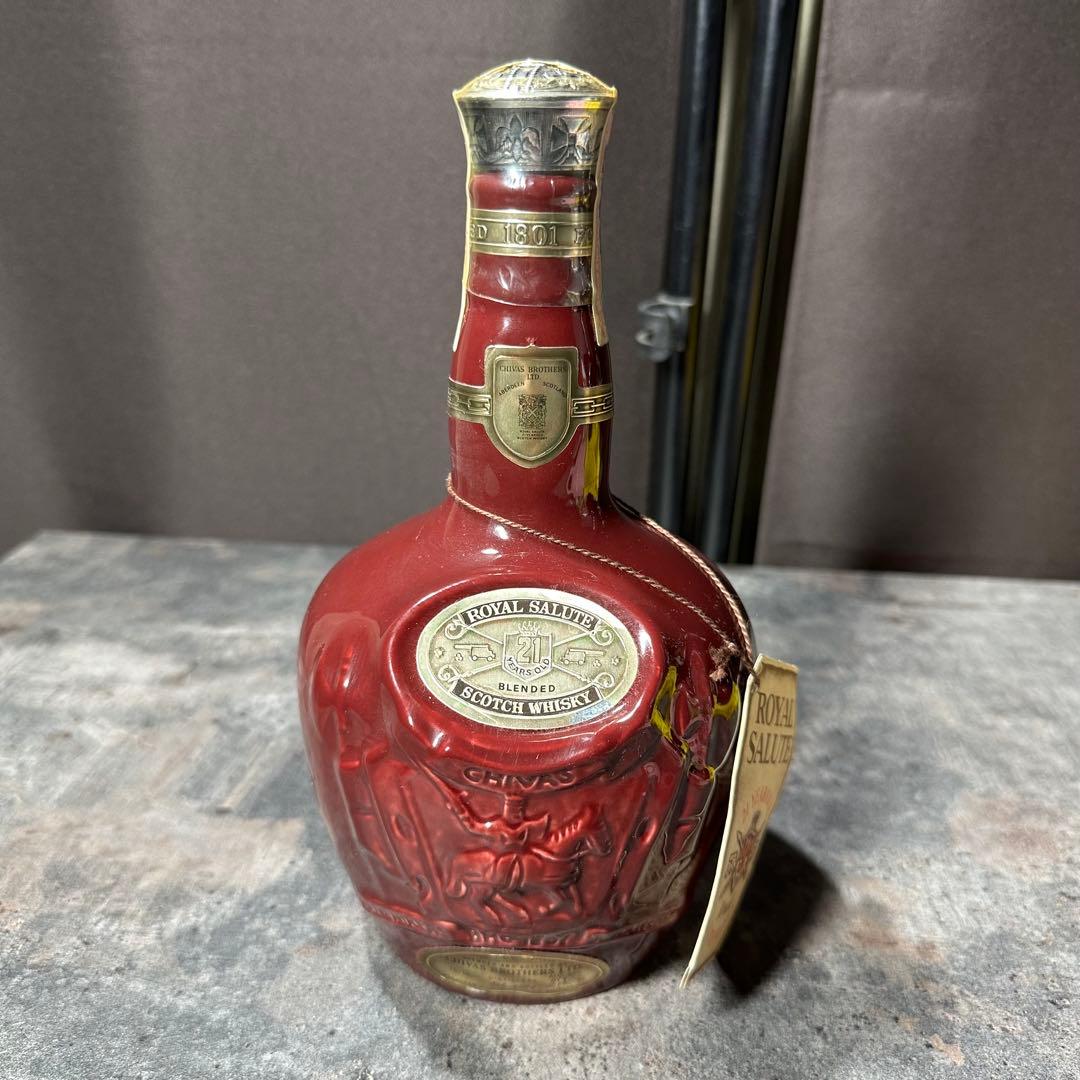 【未開栓】ロイヤルサルート 21年 赤陶器 スコッチウイスキー