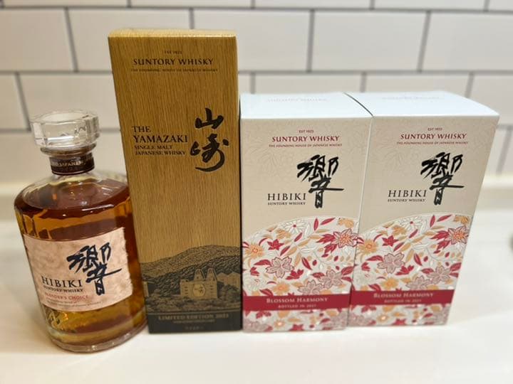 か*る様 サントリー山崎リミテッド2021・響ブロッサムハーモニー2021 4本