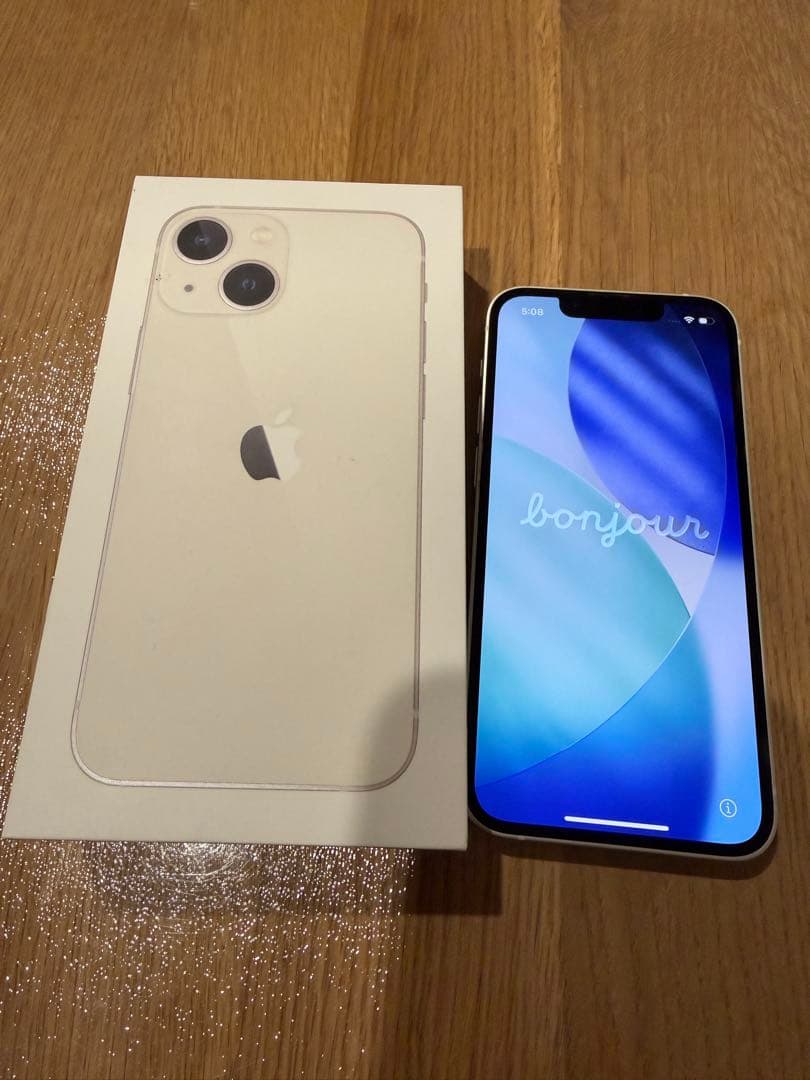 美品　iPhone13mini 128GB ホワイト simフリー　スターライト