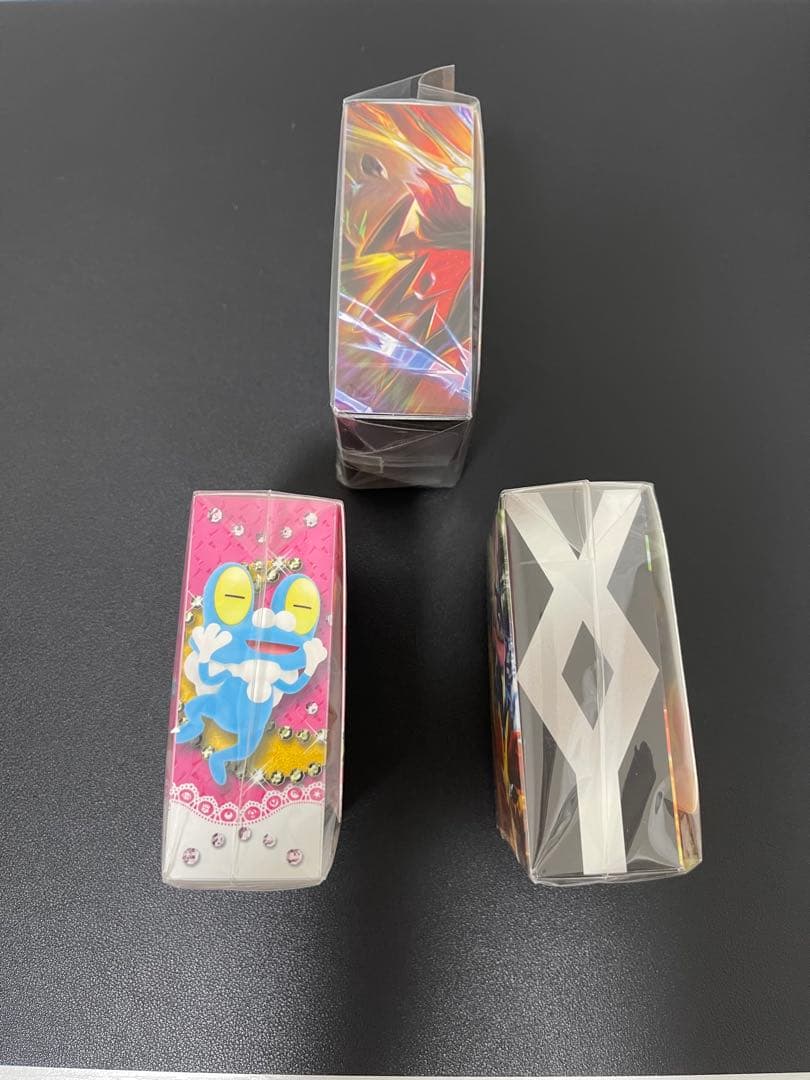 ハーフデッキケース　3点　＋カードボックスまとめ売り xy