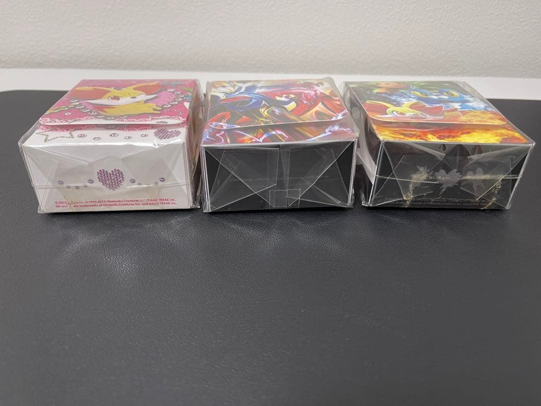 ハーフデッキケース　3点　＋カードボックスまとめ売り xy