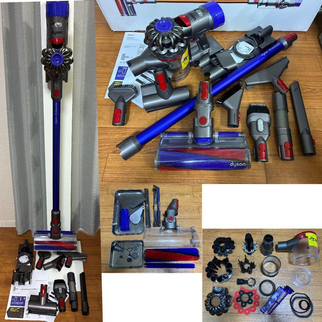 【美品】dyson V8 absolute【新品】アクセサリ多数 43分