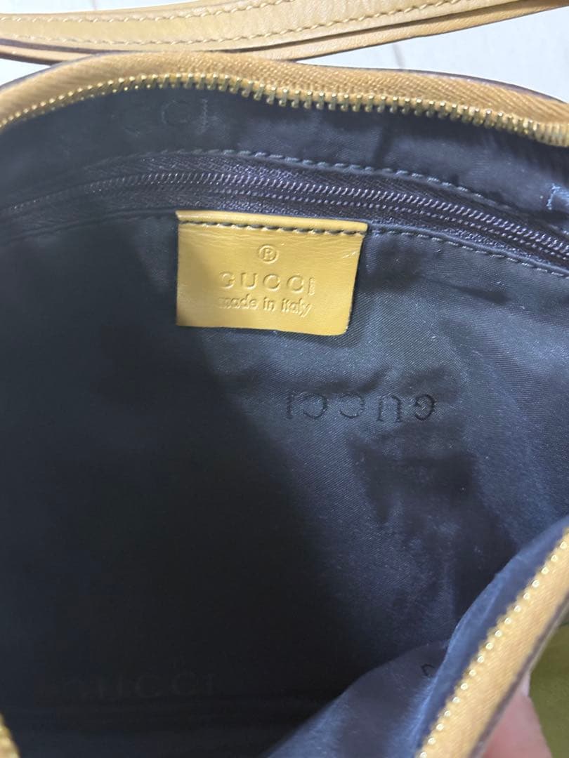 【希少/Y2K】GUCCI アーガイル ワンショルダーバッグ