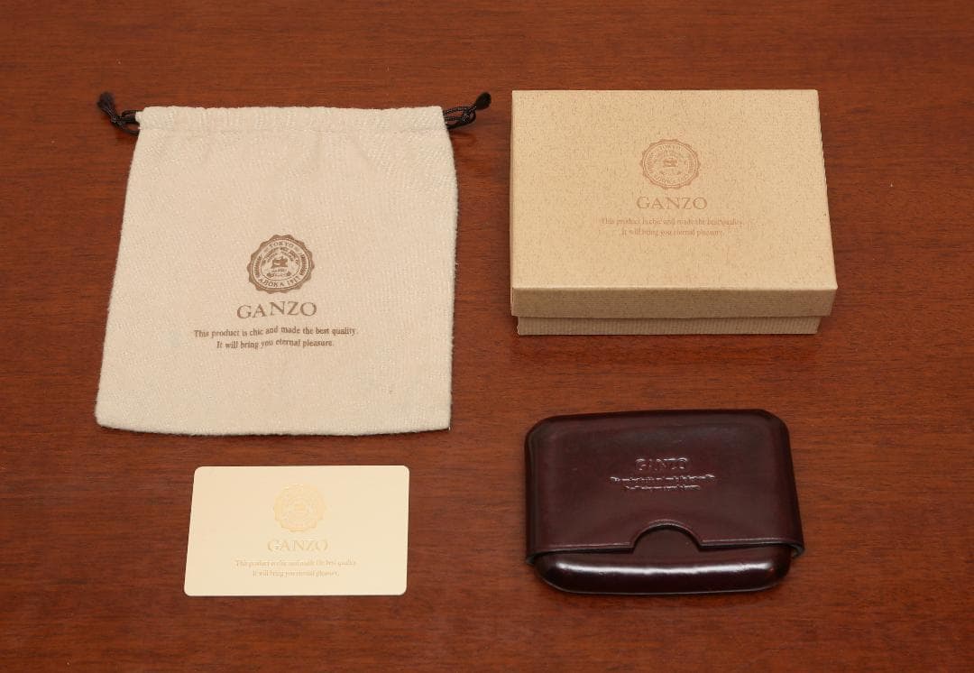 ★ ガンゾ GANZO マエストロ2 (MAESTRO2)名刺入れ ヨコ型(M)