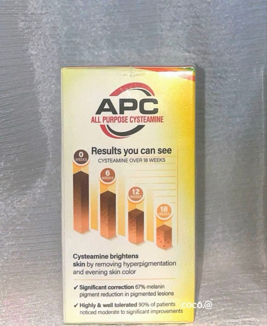 【新品未開封】APC システアミンクリーム 5% 50g