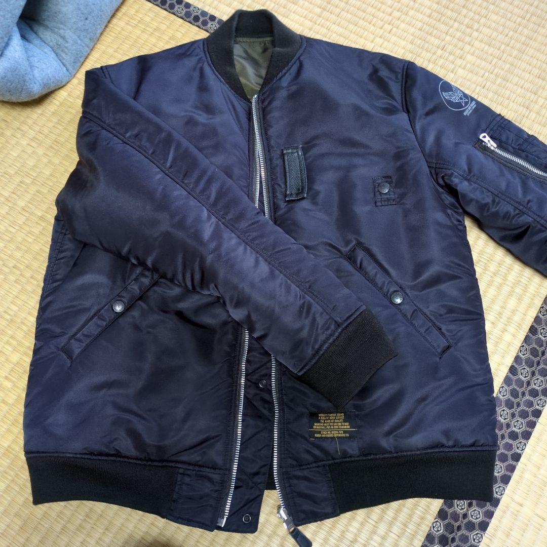 ラフアンドラゲット　リバーシブルMA-1 M〜Lサイズ美品です。