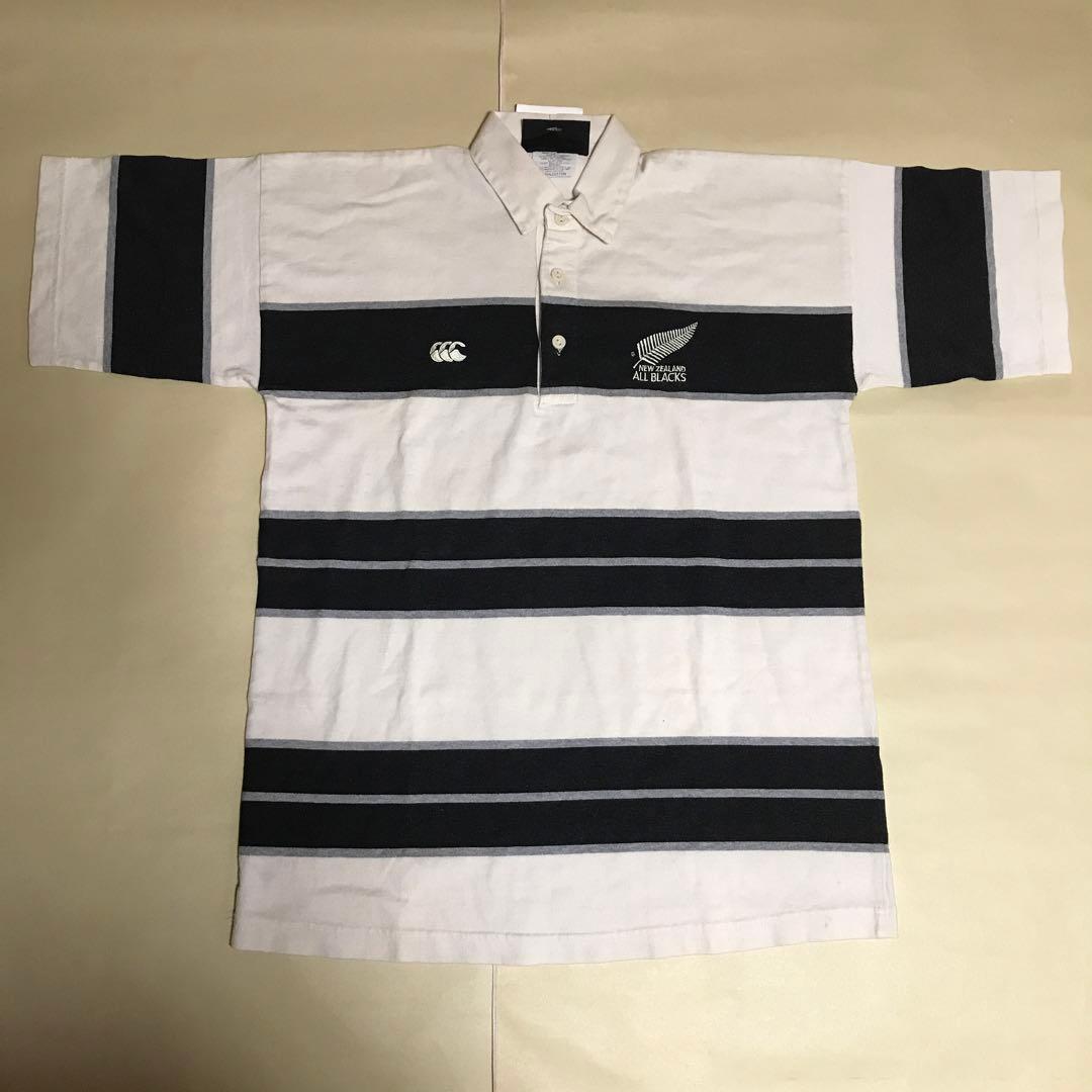 カンタベリー オブニュージーランド　オールブラックス　ラガーシャツ　タグ付き