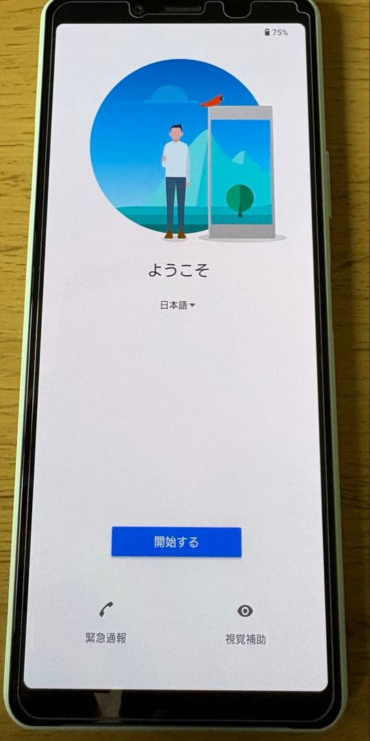 Xperia 10Ⅱ SOV43 ミントau SIMフリー