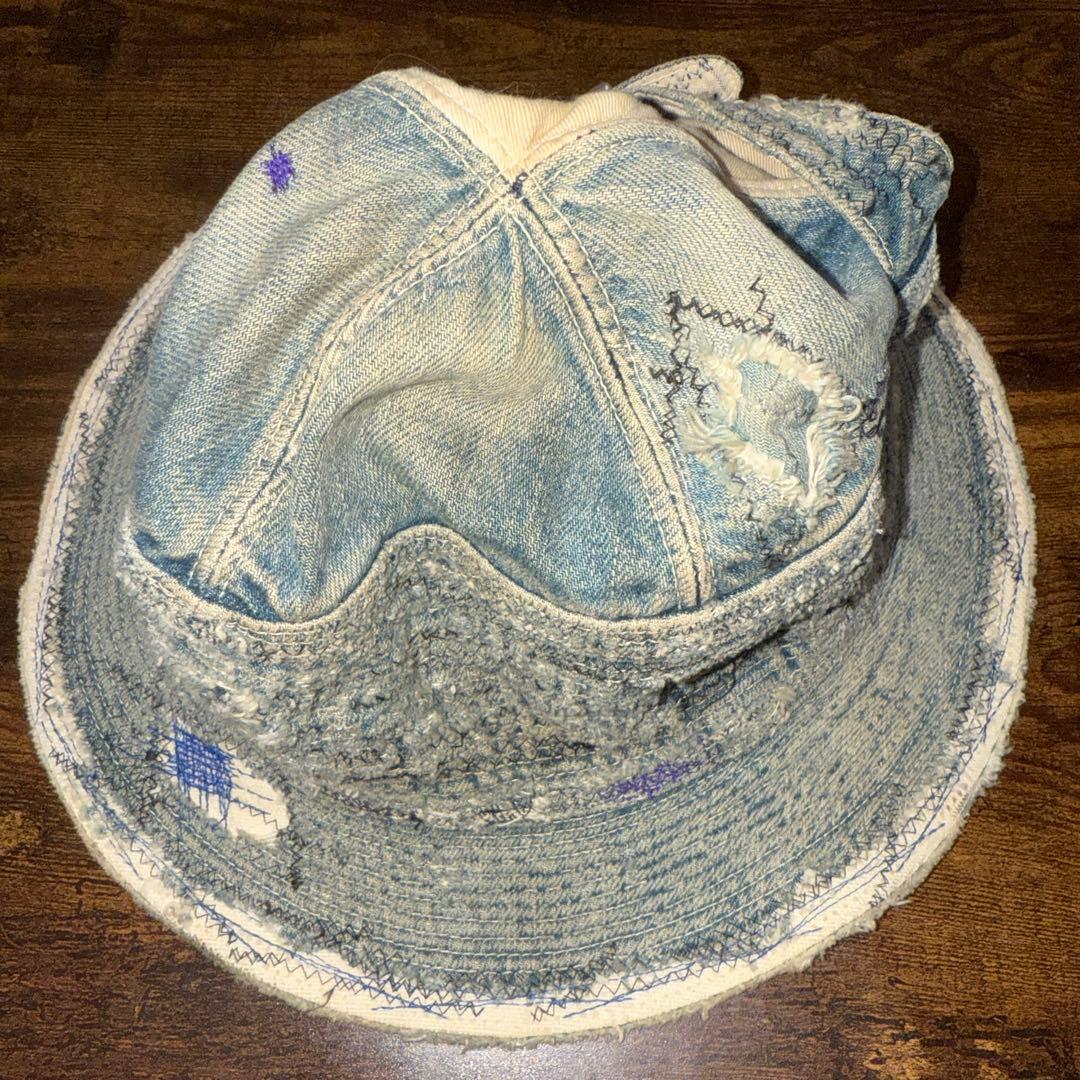 OS KAPITAL(キャピタル) kapital 高齢者と 海 デニムハット