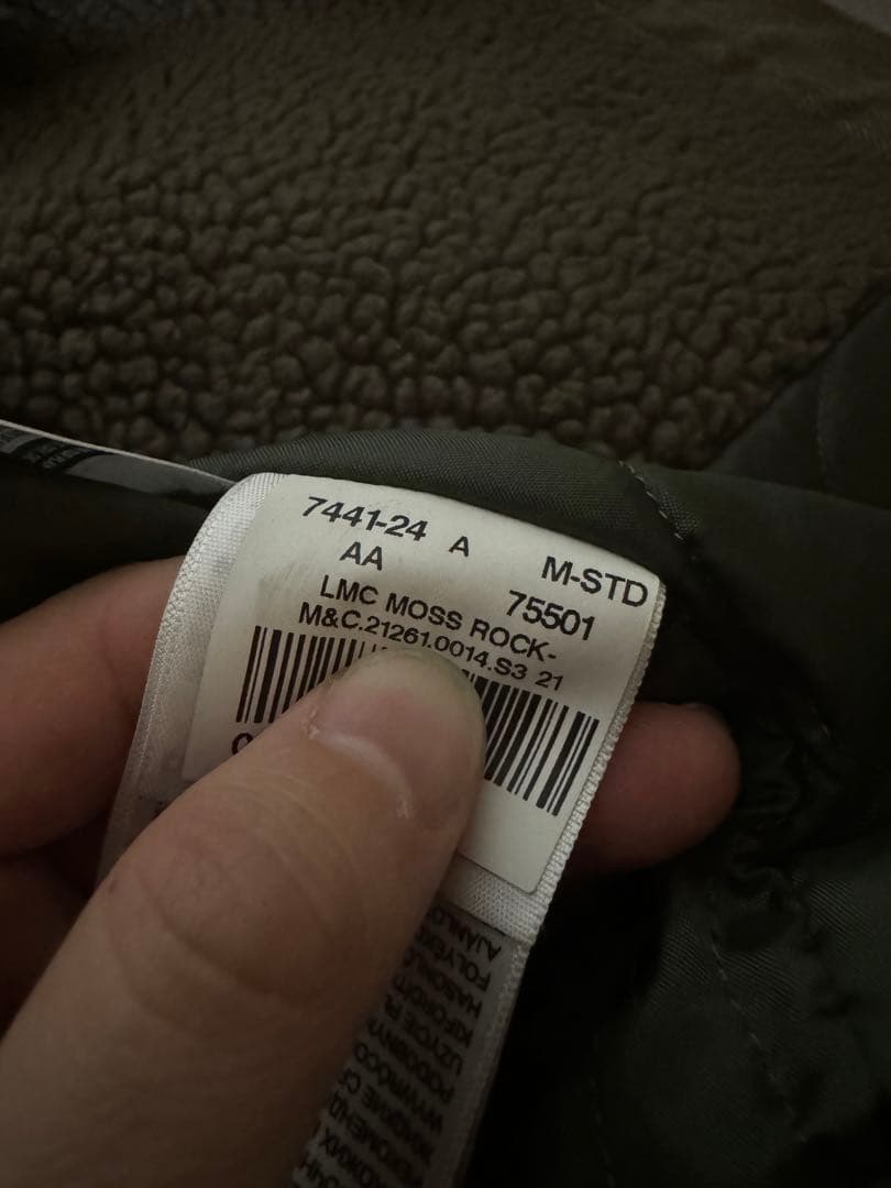 S*a様 リーバイス LMC ボア ジャケット M オーガニックコットン