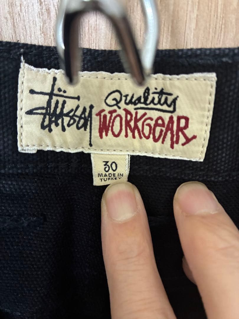 Stussy ダブルニー　サイズ30 ブラック