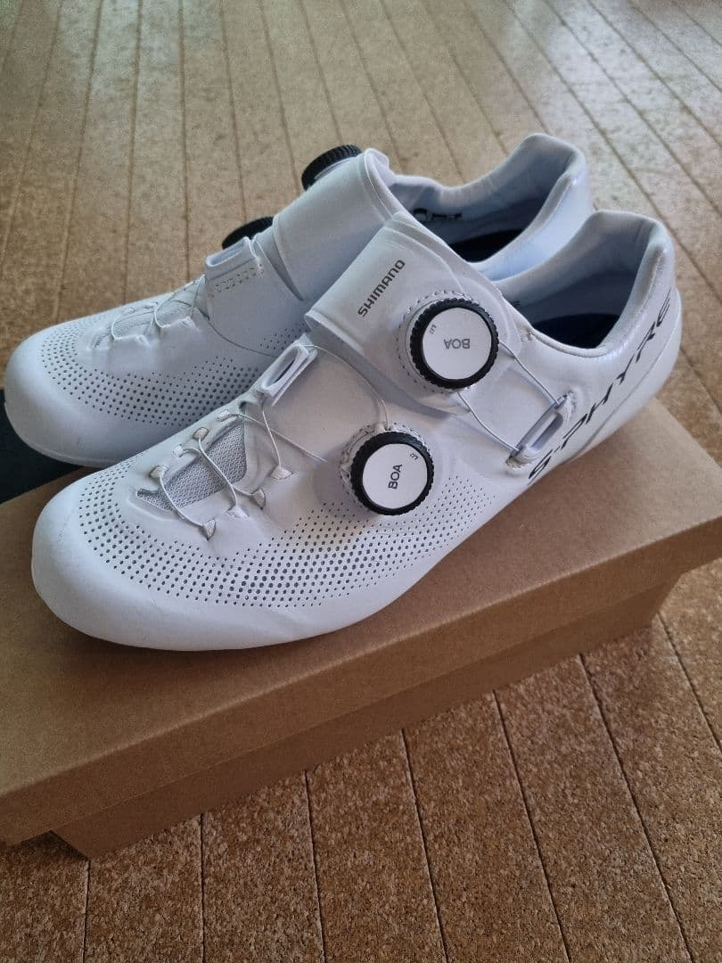 S-PHYRE RC903 ロードシューズ 40.5 25.5cm ワイド　白
