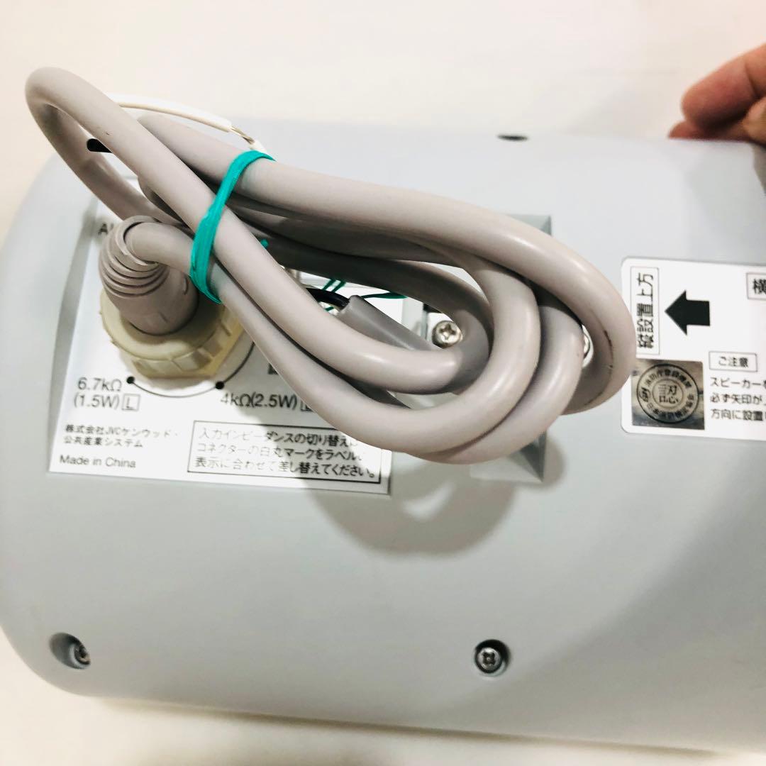 JVC 全天候型　スピーカー　PS-S112W シルバー　2018年製　④