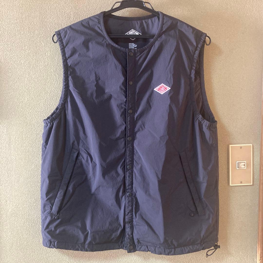 【美品】DANTON ナイロンストレッチタフタ イン サレーション ベスト40