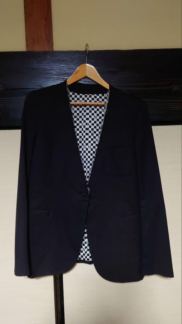 D*D様 NUMBER (NINE) ノーカラージャケット　サイズ4　ナンバーナ