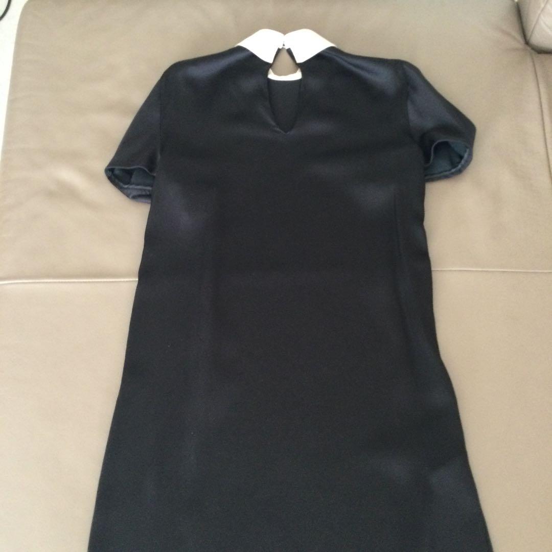 MIUMIU ブラックワンピース　シルク　かわいい　結婚式　38 美品　匿名送込