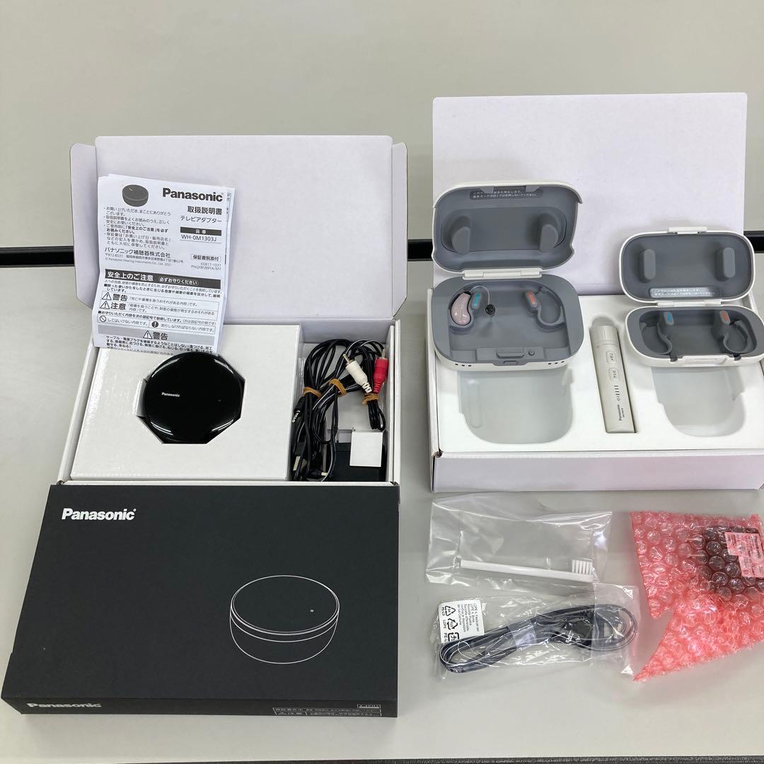 パナソニック　耳かけ型（片耳）とテレビアダプター
