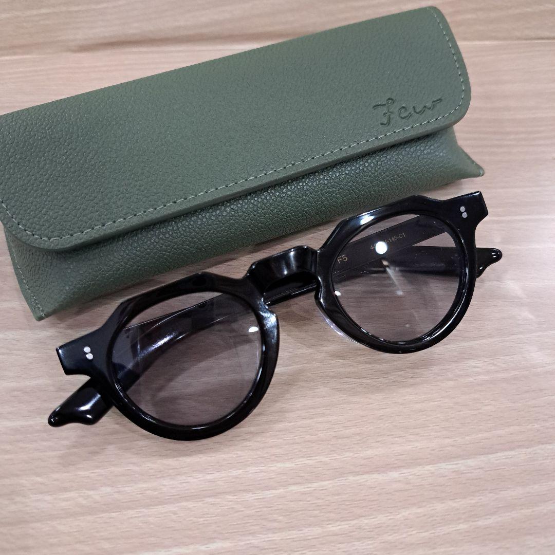 Few by NEW. F5 サングラス クラウンパント ブラック 人気モデル