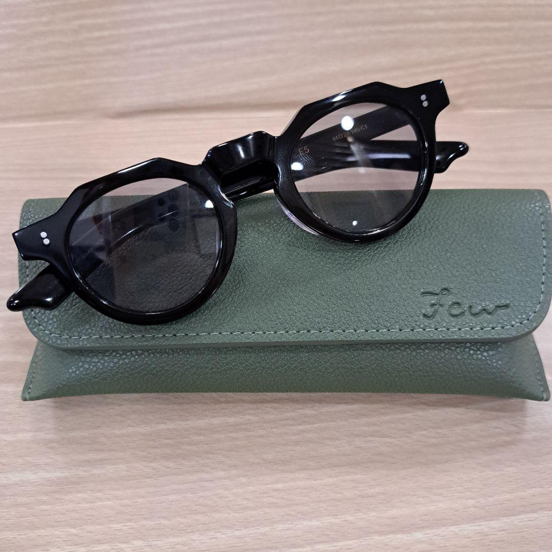 Few by NEW. F5 サングラス クラウンパント ブラック 人気モデル