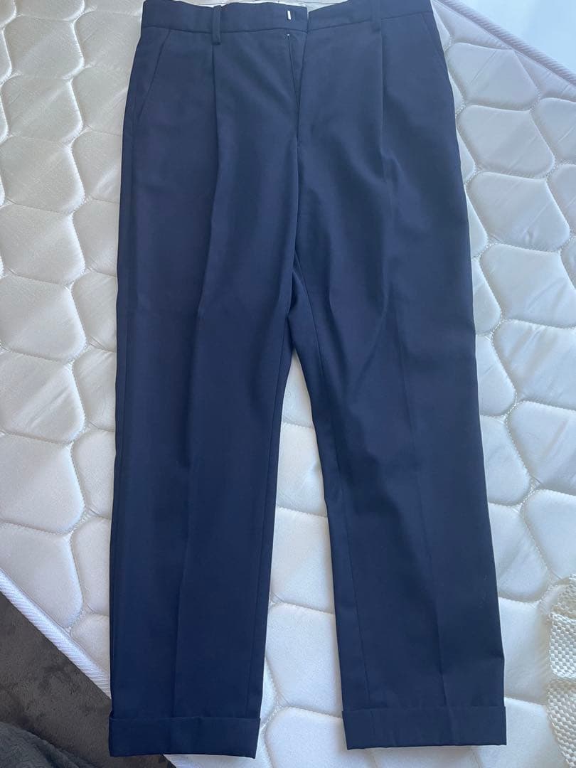 スーツ WACKOMARIA DORMEUIL PLEATED TROUSERS