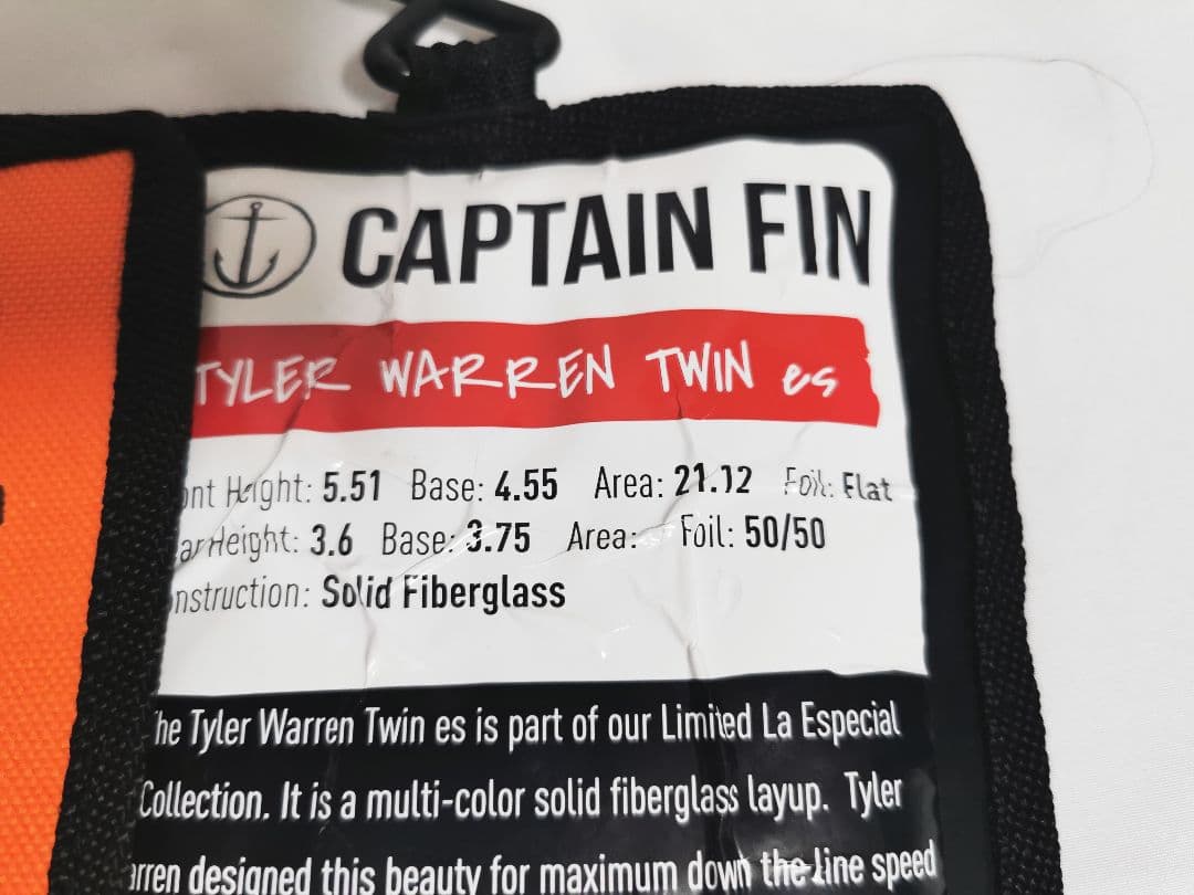 キャプテンフィン タイラーウォーレン ツインフィン2+1 ツイン スタビ