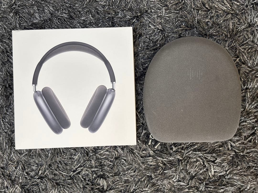 AirPods Max スペースグレー 美品 + おまけケース付き