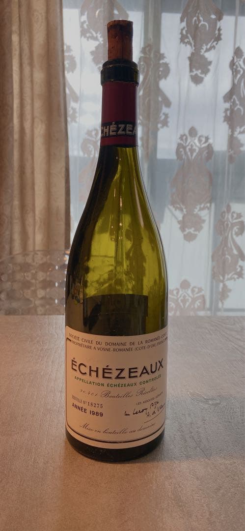 Échézeaux 1989 空ボトル
