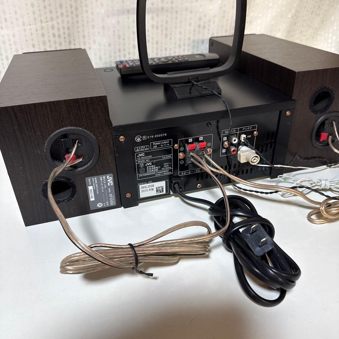 JVC ミニコンポ CA-EXS5 CD USB BLUETOOTH ラジオ