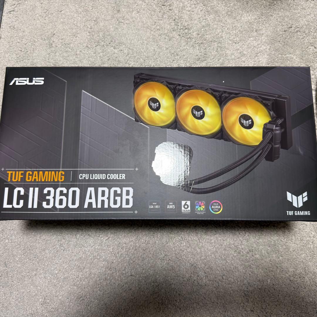 ASUS 簡易水冷CPUクーラー（付属品抜けあり）